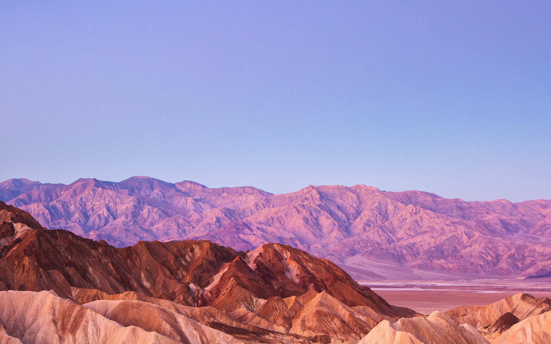 Layers of mountains as a landscape